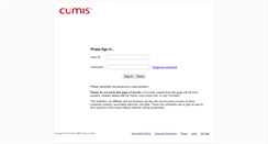 Desktop Screenshot of logon.cumis.com